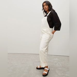 Everlane Women's Off-White Denim Overalls